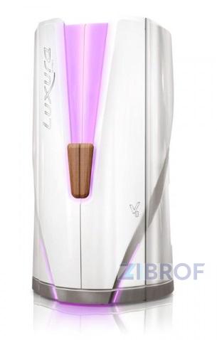 Солярий вертикальный - LUXURA V8 48 XL Ultra Intensive E Power (48 * 200Вт) SoundAroundPlus Bluetooth Стойка с подсветкой