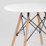 Комплект мебели детский стол Eames белый, 3 стульчика желтые