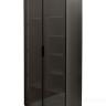 GD-10013-6 Шкаф Alto двухд с полками, цвет серый Кобальт, дверцы стекло(тонир) 100*57*228.5см