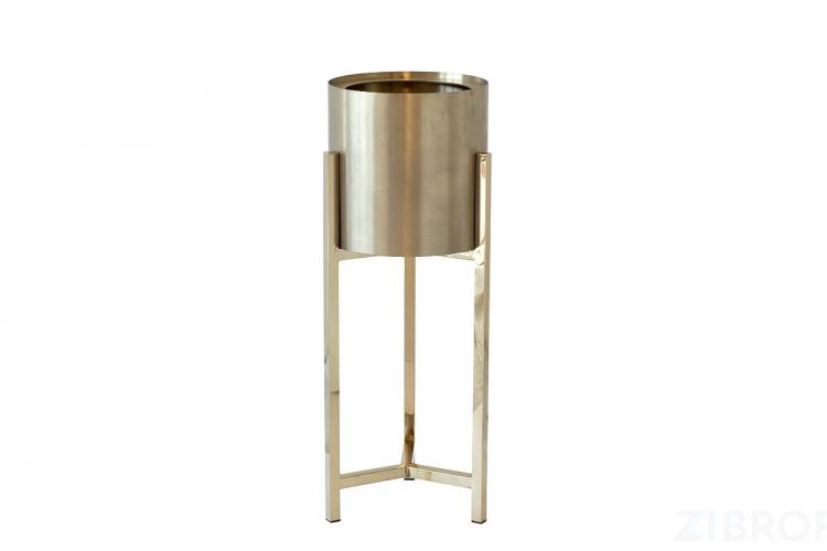 13RXFP3105L-GOLD Подставка под цветы золото d25*70cм