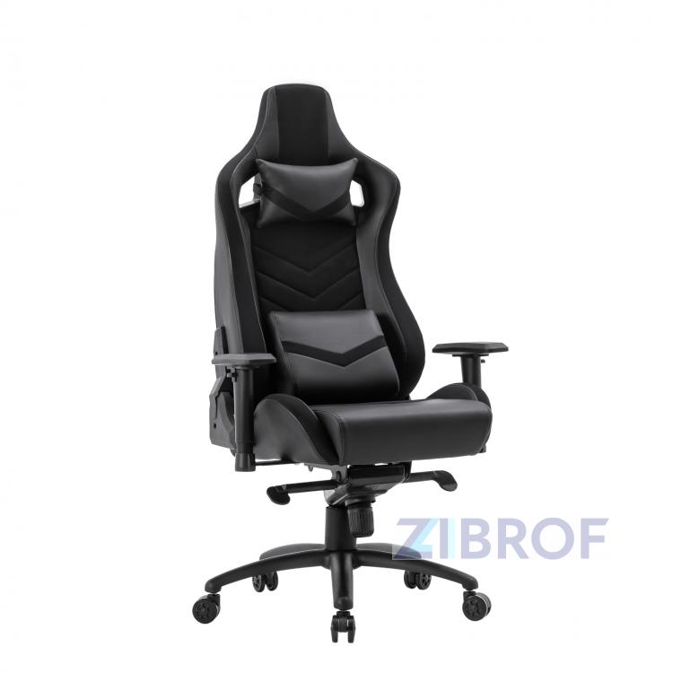 Игровое кресло компьютерное TopChairs Racer Premium черное геймерское