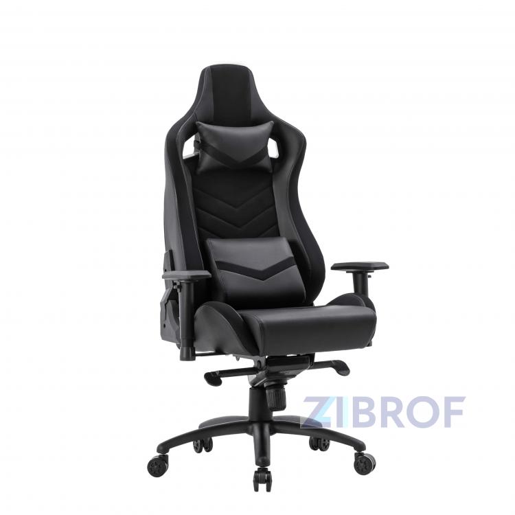 Игровое кресло компьютерное TopChairs Racer Premium черное геймерское