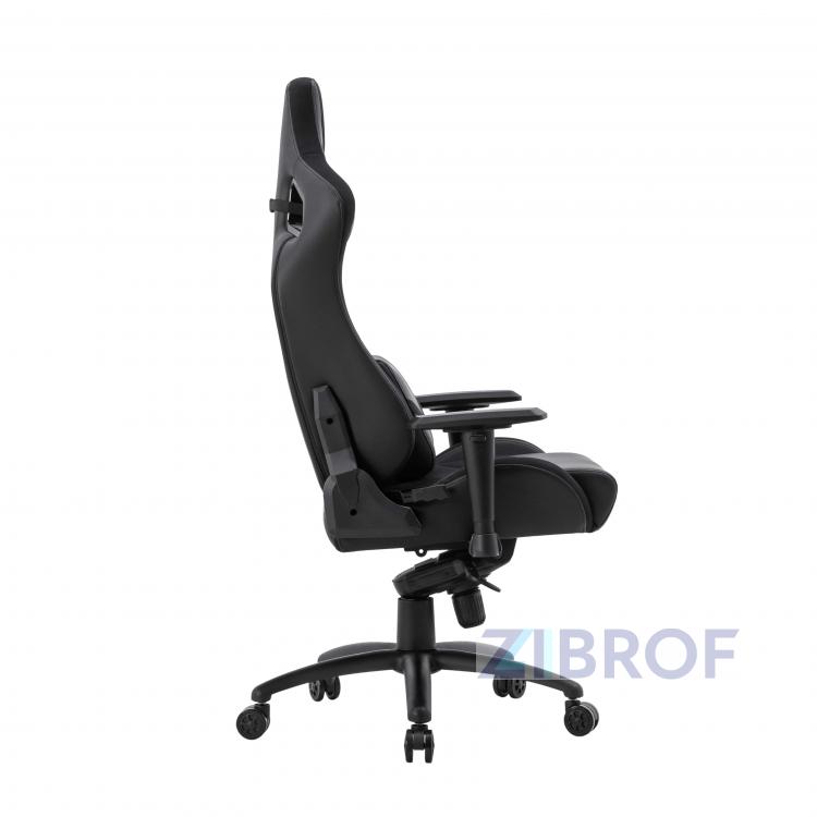 Игровое кресло компьютерное TopChairs Racer Premium черное геймерское