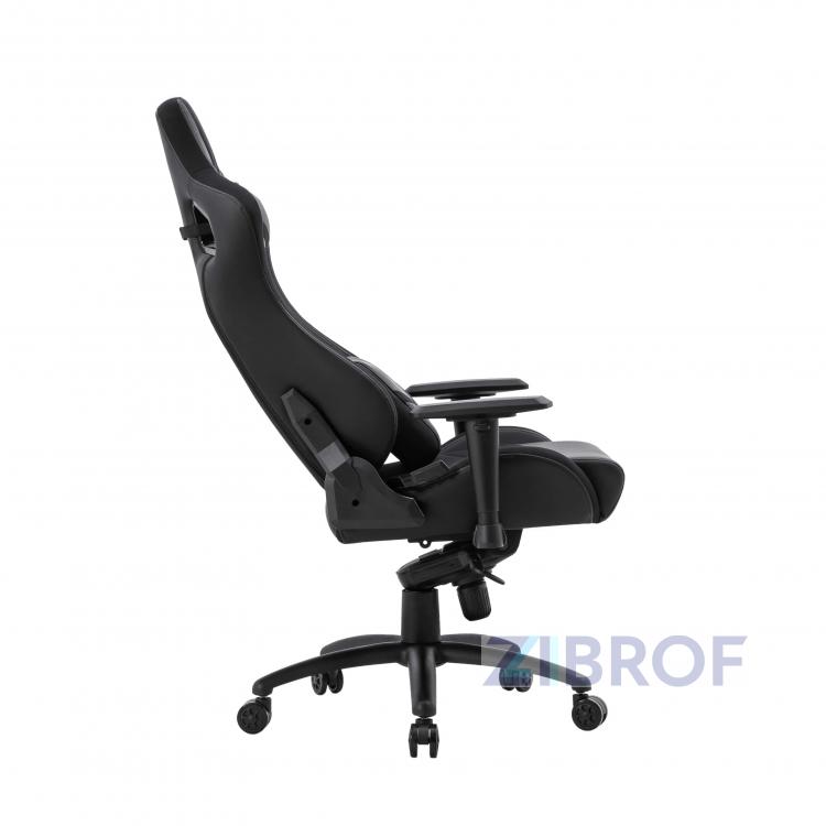 Игровое кресло компьютерное TopChairs Racer Premium черное геймерское