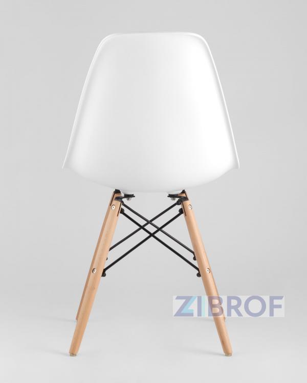 Eames D80 черный, 3 стула Eames DSW белые