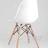 Eames D80 черный, 3 стула Eames DSW белые