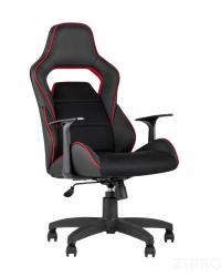 Игровое кресло компьютерное TopChairs Meteor черное геймерское