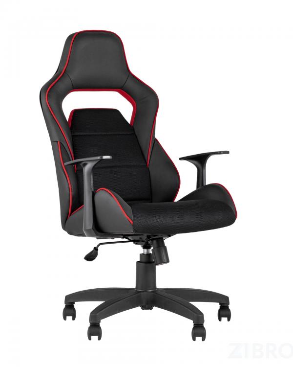 Игровое кресло компьютерное TopChairs Meteor черное геймерское