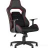 Игровое кресло компьютерное TopChairs Meteor черное геймерское