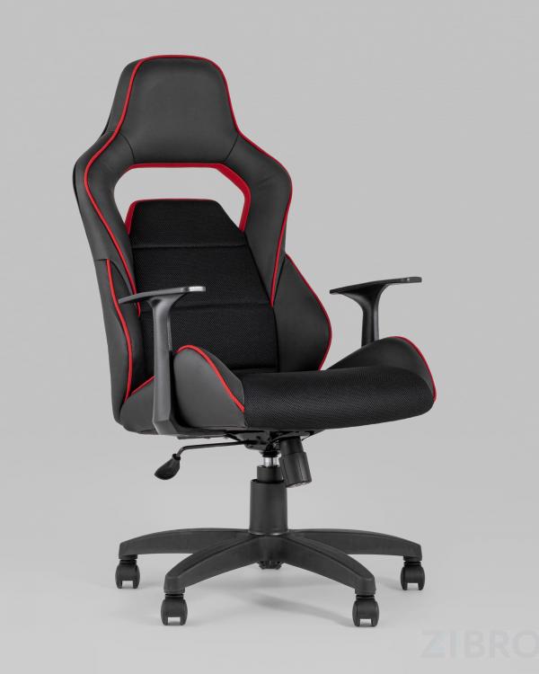 Игровое кресло компьютерное TopChairs Meteor черное геймерское