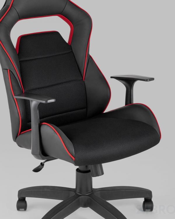 Игровое кресло компьютерное TopChairs Meteor черное геймерское
