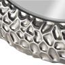 50SX-1020 Зеркало круглое рама полиуретан серебро  d100*4,0см