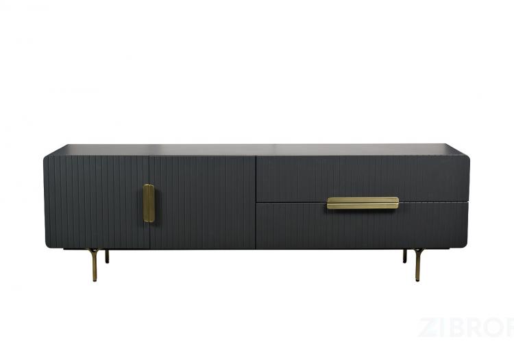 40AD-CB0006A Тумба под ТВ серая 180*42*55 см