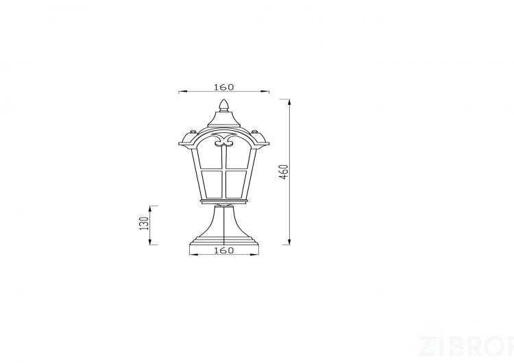 Ландшафтный светильник Outdoor O413FL-01BZ