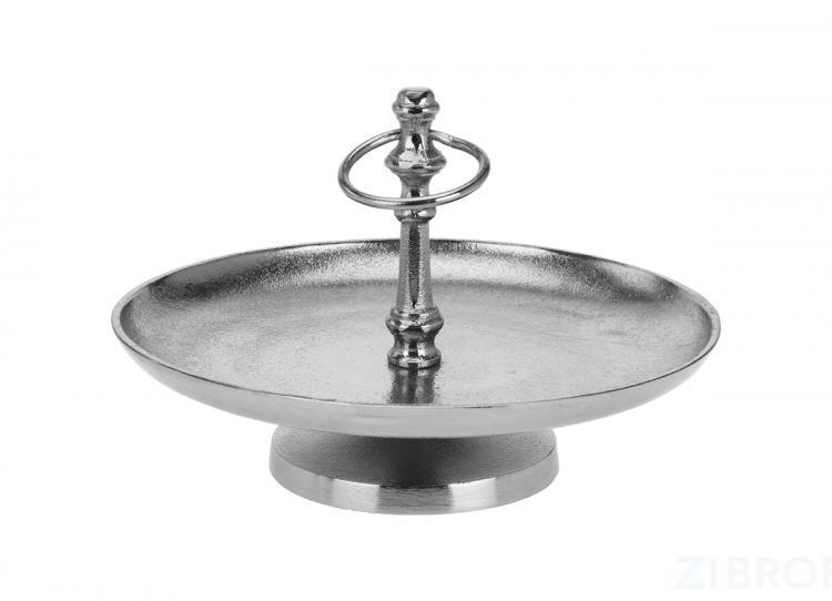 A98021700 Подставка для закусок  металл. цвет хром d21*16см