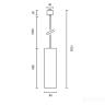 Трековый светильник Technical TR025-1-GU10-B