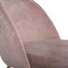 30C-301-1G LPI Стул велюр пепельно-розовый, мет.ножки 50*53*77см