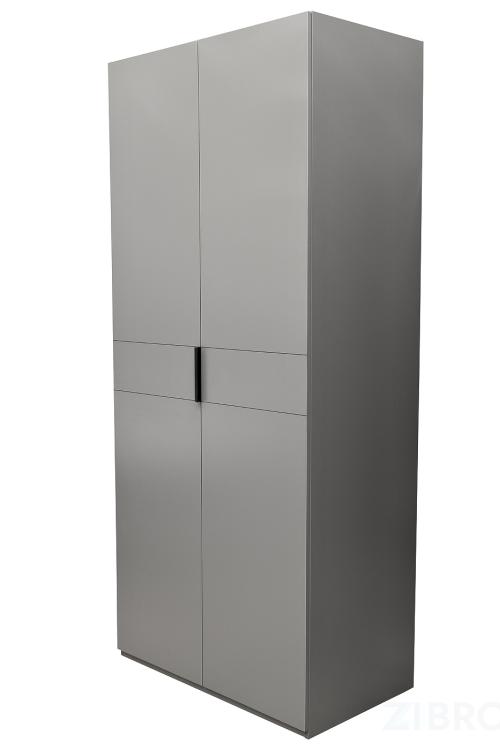 GD-10013/2-6 Шкаф Alto двухд с полками, цвет серый Кобальт, фасад глухой 100*57*228.5см