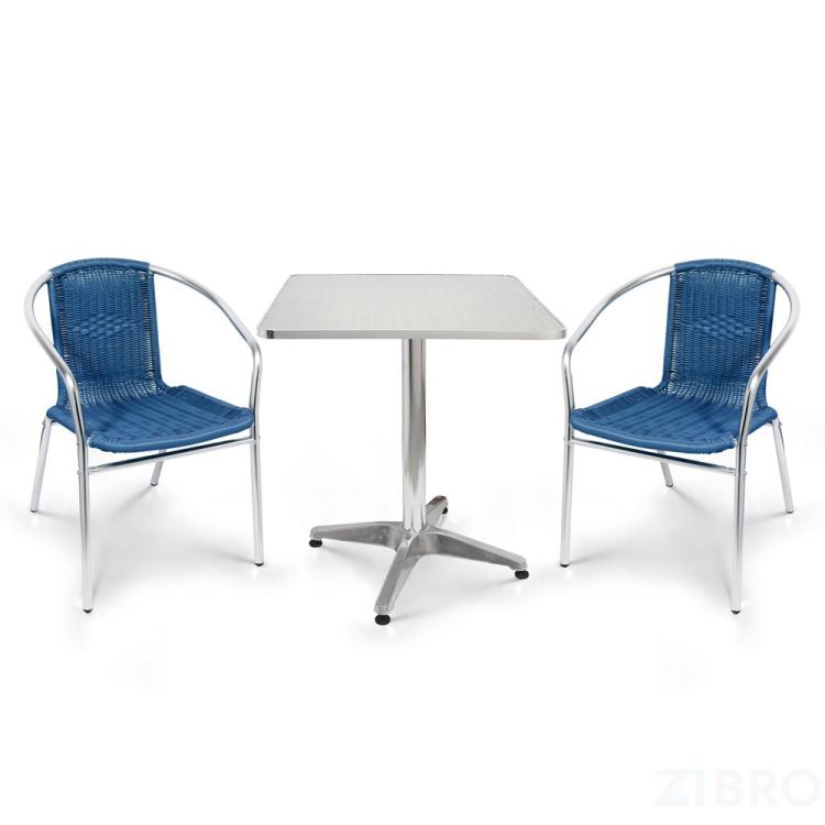 Комплект мебели  LFT-3199E/T3125-60x60 Blue (2+1)