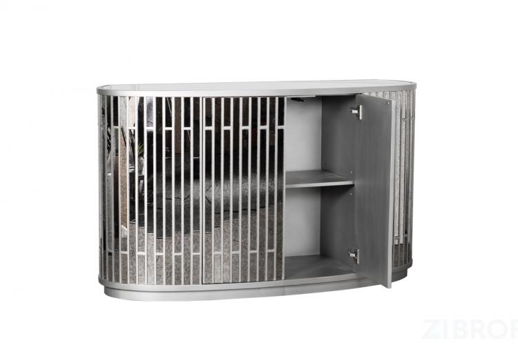 KFG040 Комод зеркальный двухдверный 152*51*92см