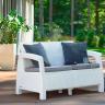 Комплект мебели Corfu Russia Love Seat (2х мест.диван), белый